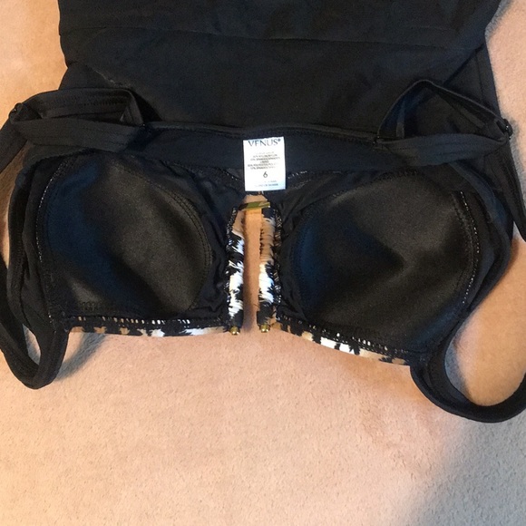 NWT Venus slenderizing tankini size 6 with high waist bikini bottoms size 4. - Picture 5 of 13